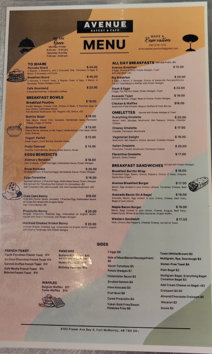 Avenue Eatery & Cafe Menu - Image 4